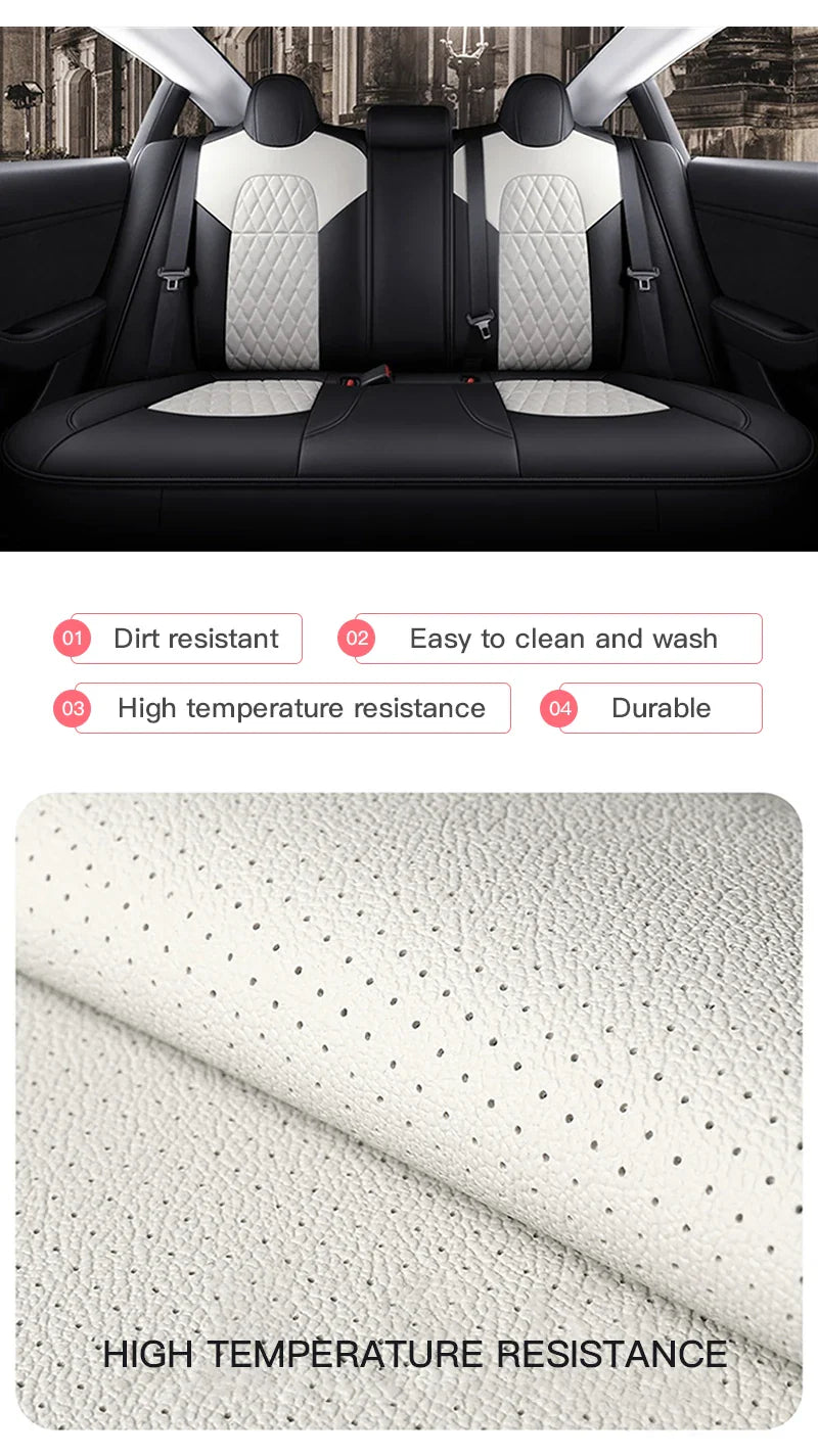 Leather Seat Covers for Tesla Model X – 7-Seater