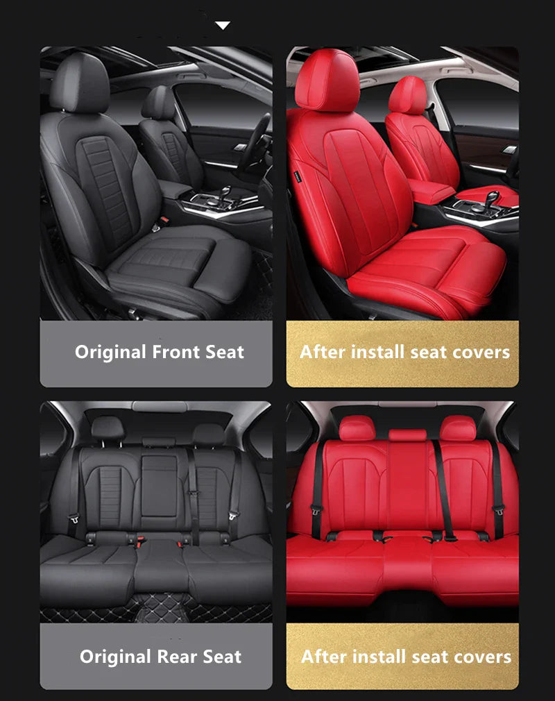 Leather Seat Covers for Chery Omoda 05