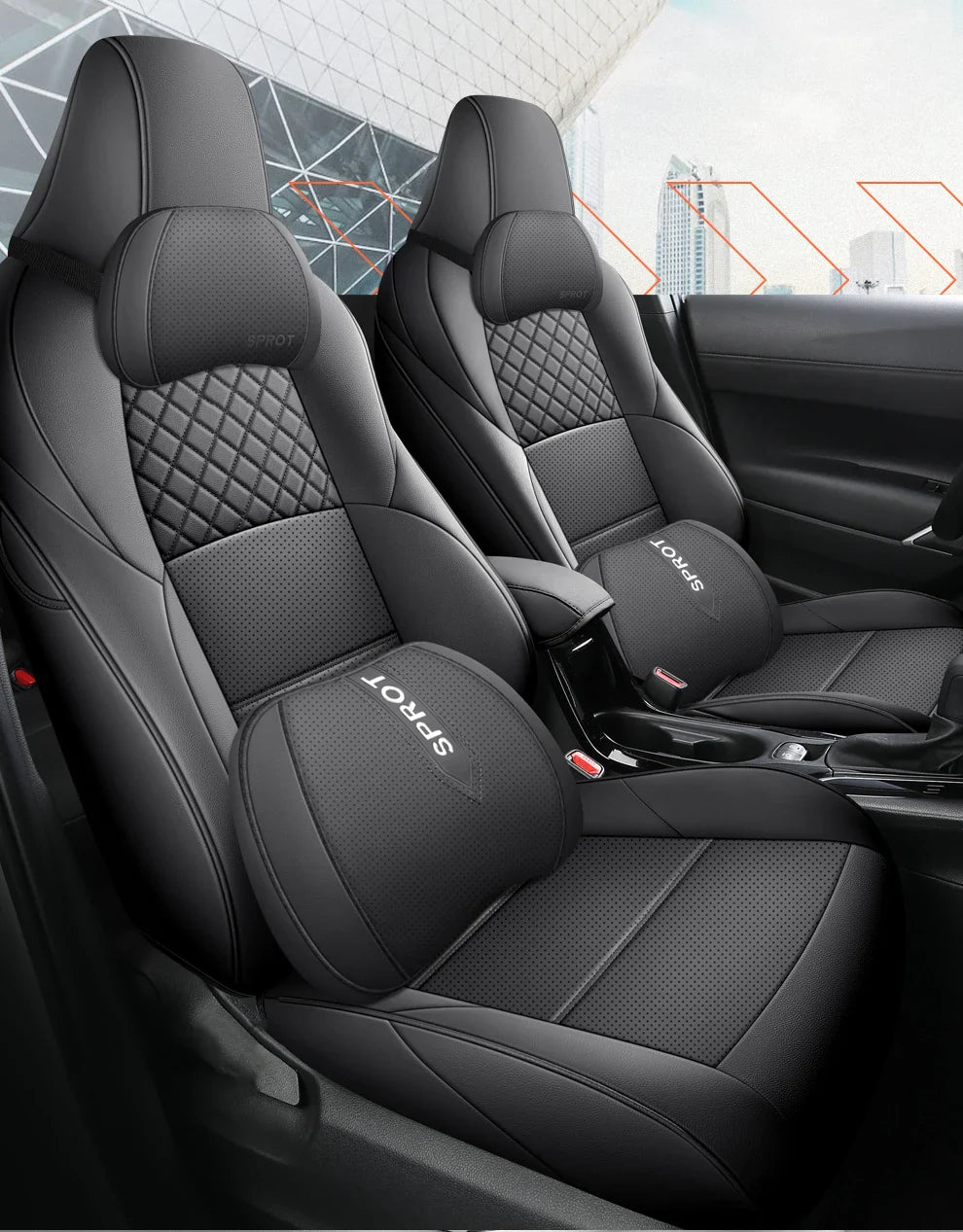 Leather Seat Covers for Toyota bZ4X