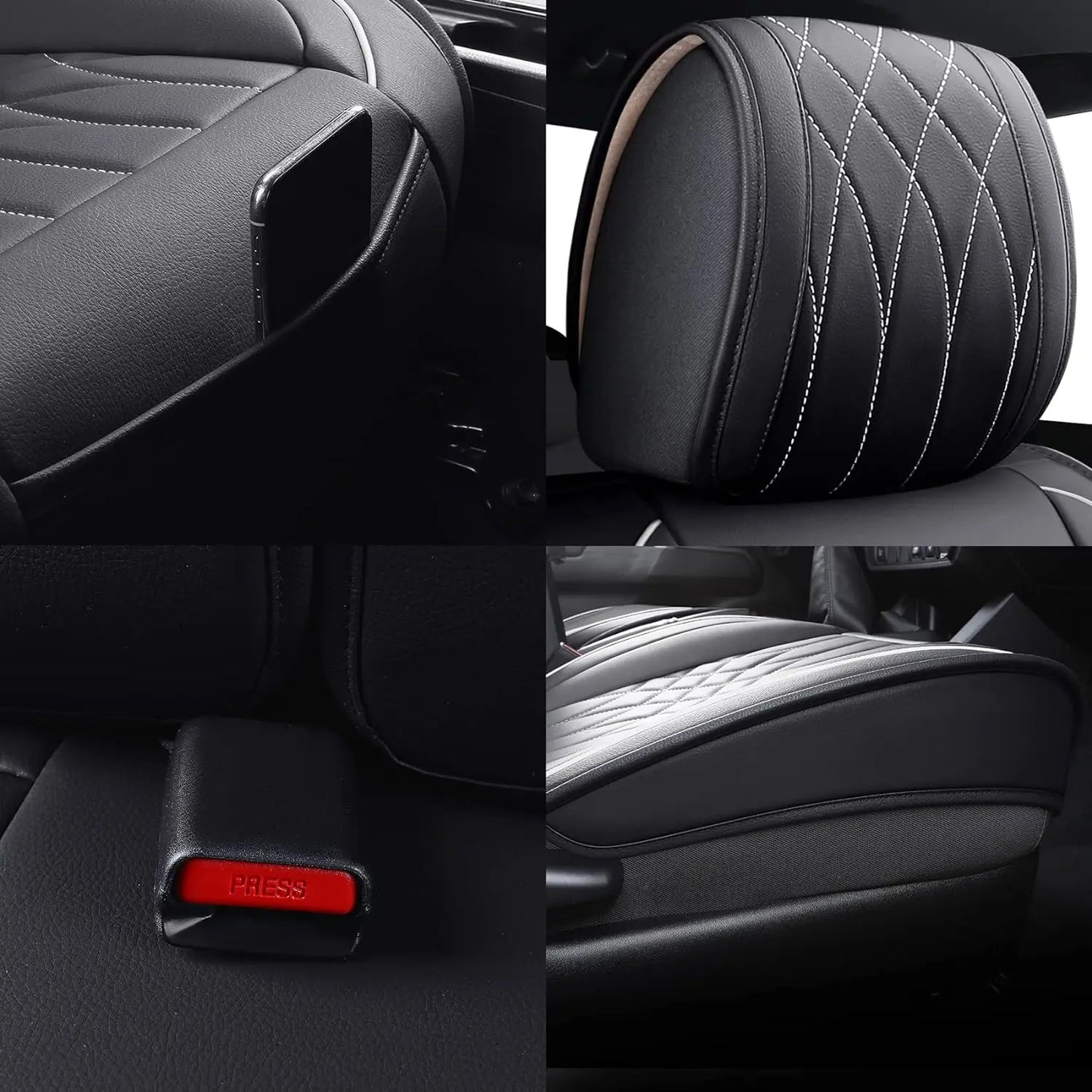 Leather Seat Covers for Chevrolet Silverado 1500 (2007-2023)