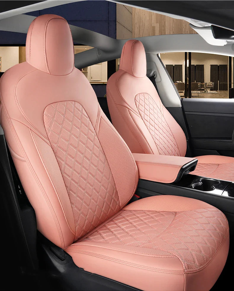 Leather Seat Covers for Tesla Model 3