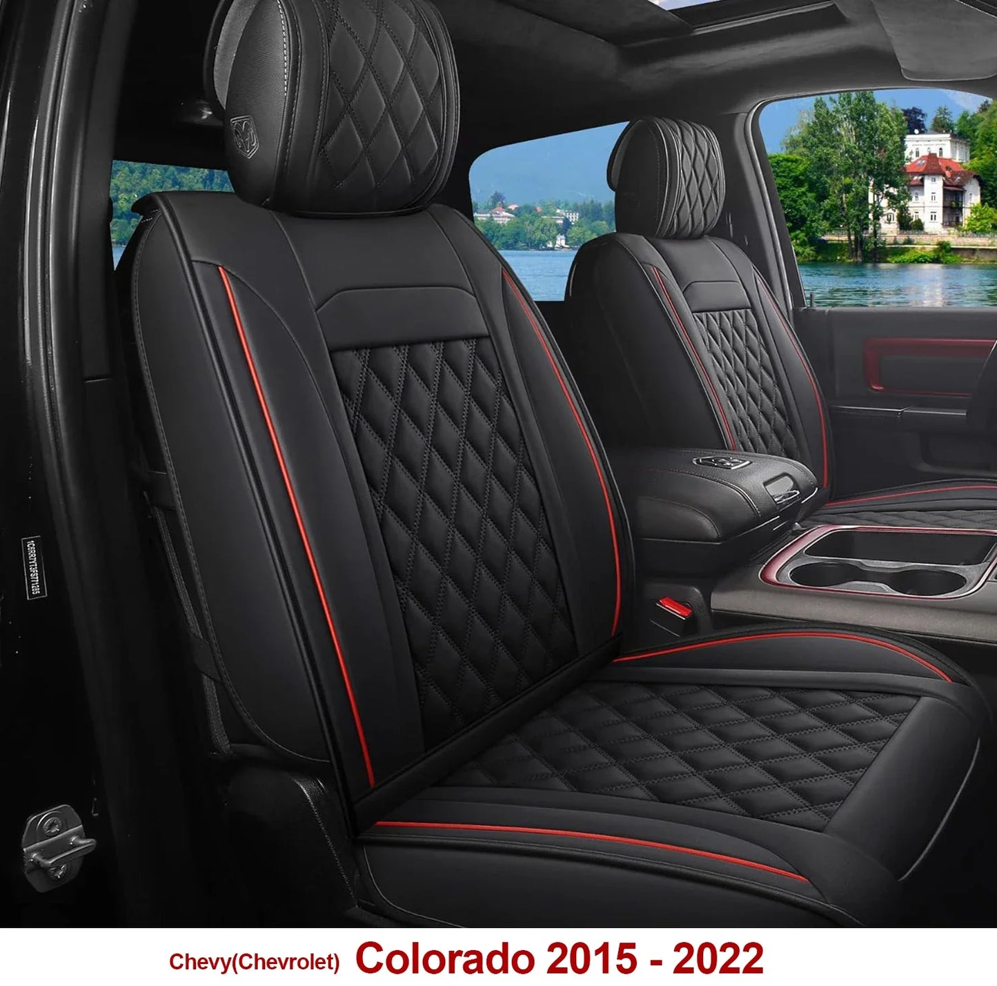 Leather Seat Covers for Chevrolet Colorado (2015–2024)