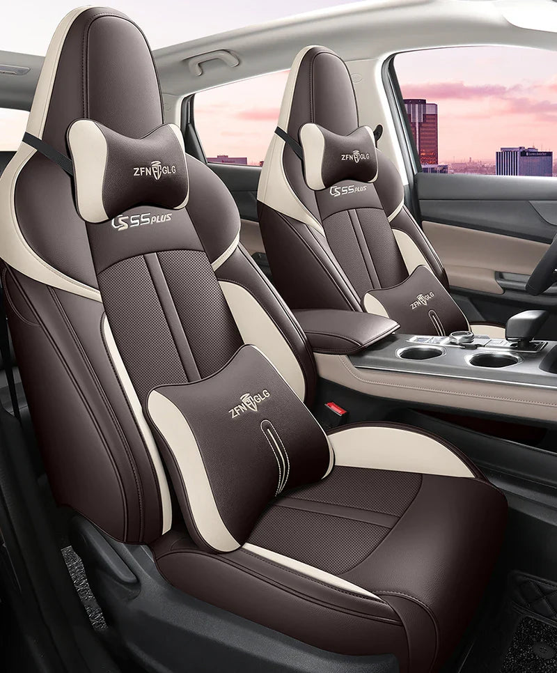 Leather Seat Covers for FAW Bestune T77 Pro (2019–2023)