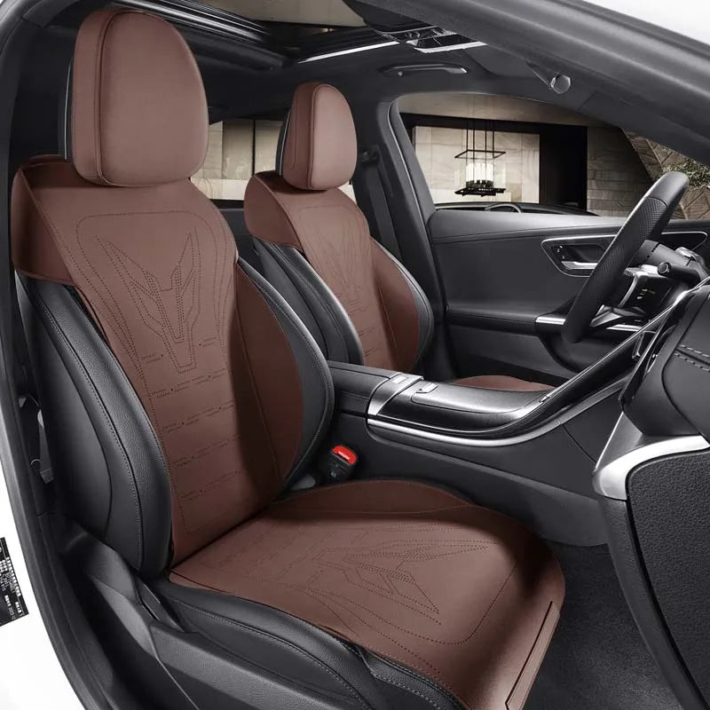 Half‑Cover Suede Car Seat Cushion Pads for Mercedes‑Benz GLC