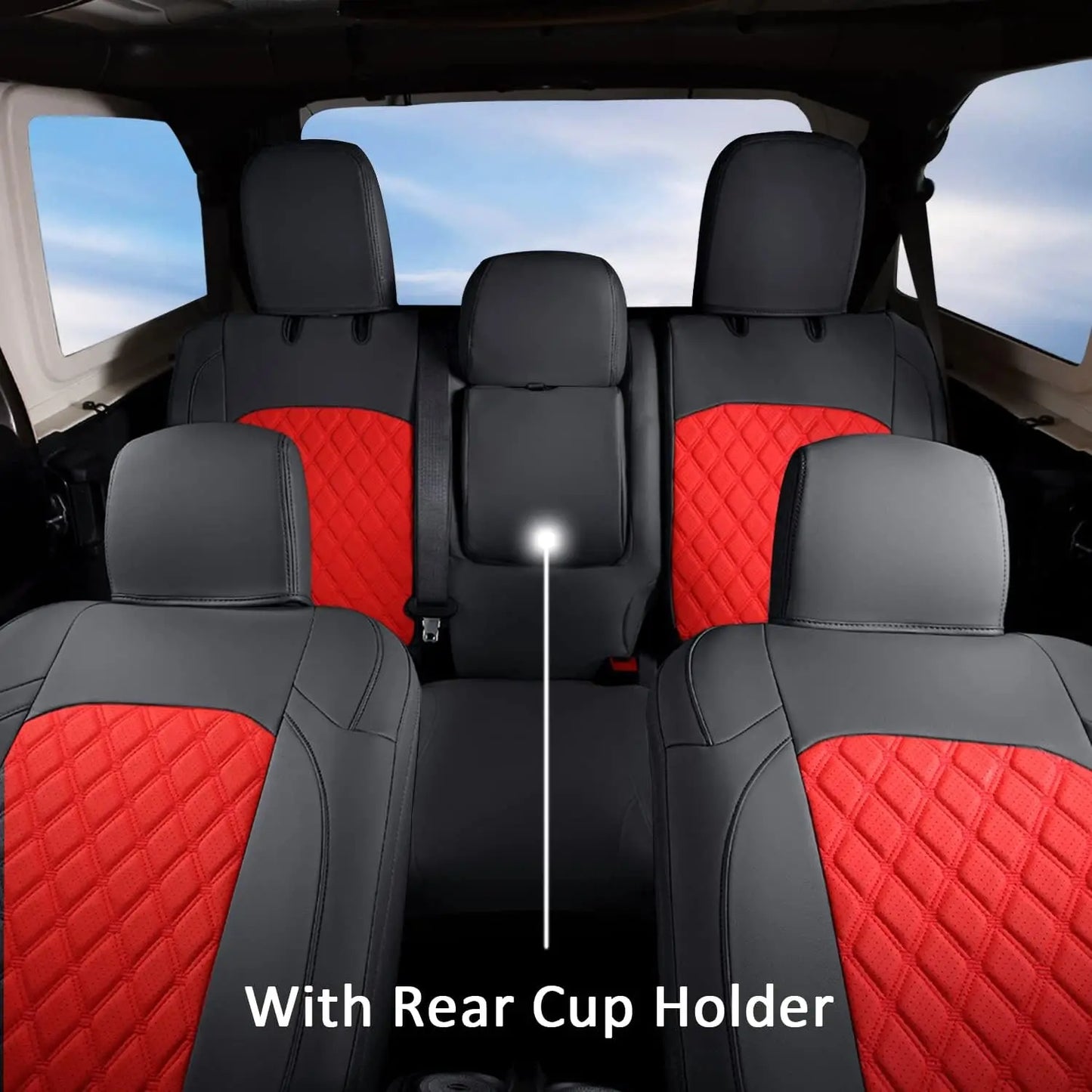 Leather Seat Covers for Jeep Wrangler (2018–2024)