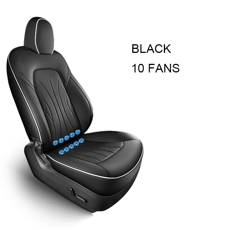 Ventilated Cooling Seat Cushion with 10 Fans for Tesla Model Y - Full Surround