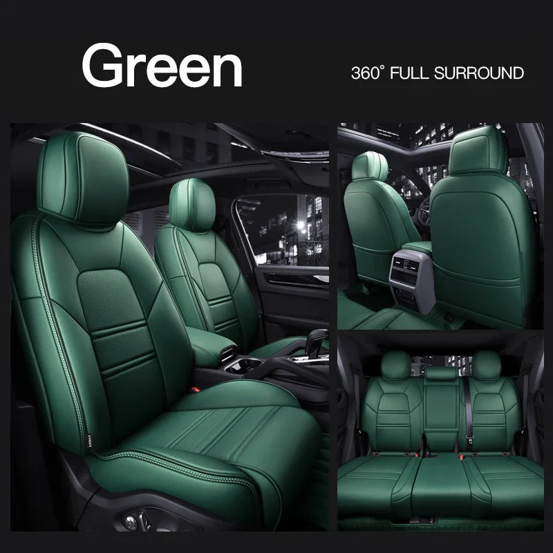 Leather Seat Covers for Porsche Cayenne EV