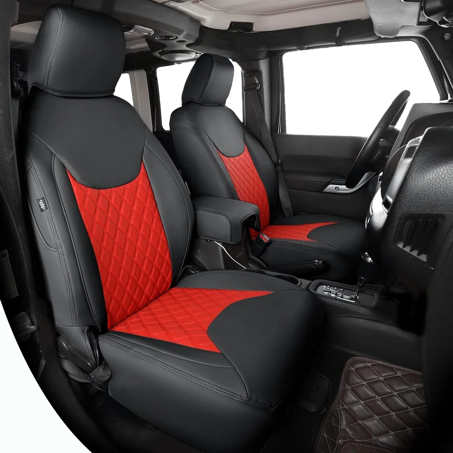 Leather Seat Covers for Jeep Wrangler (2007–2017)