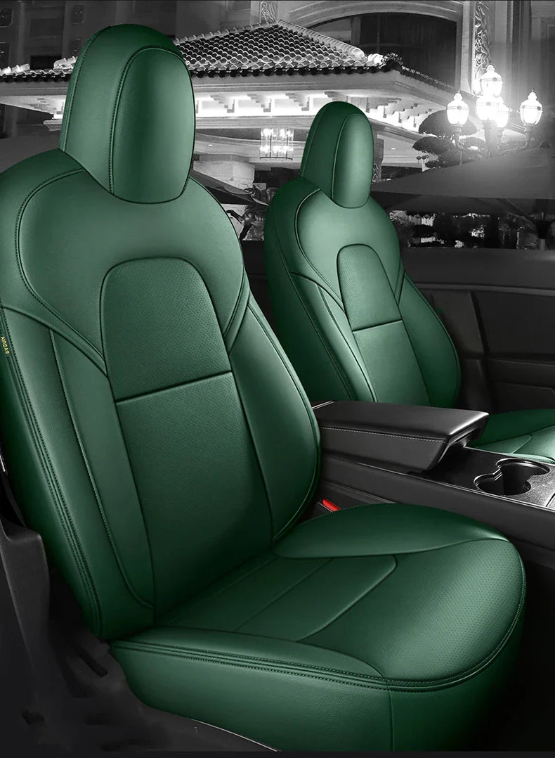 Leather Seat Covers for Tesla Model 3