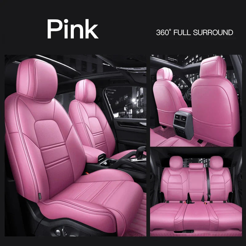Leather Seat Covers for Porsche Cayenne EV