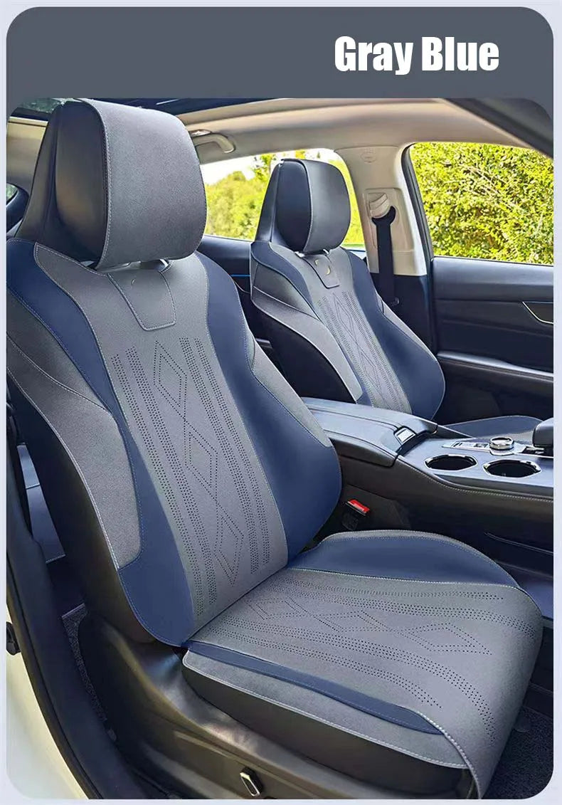 Half-Cover Suede Saddle Seat Cushion Pads for Changan UNI-K (2020-2023)