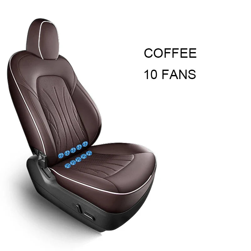 Ventilated Cooling Seat Cushion with 10 Fans for Tesla Model 3 - Full Surround