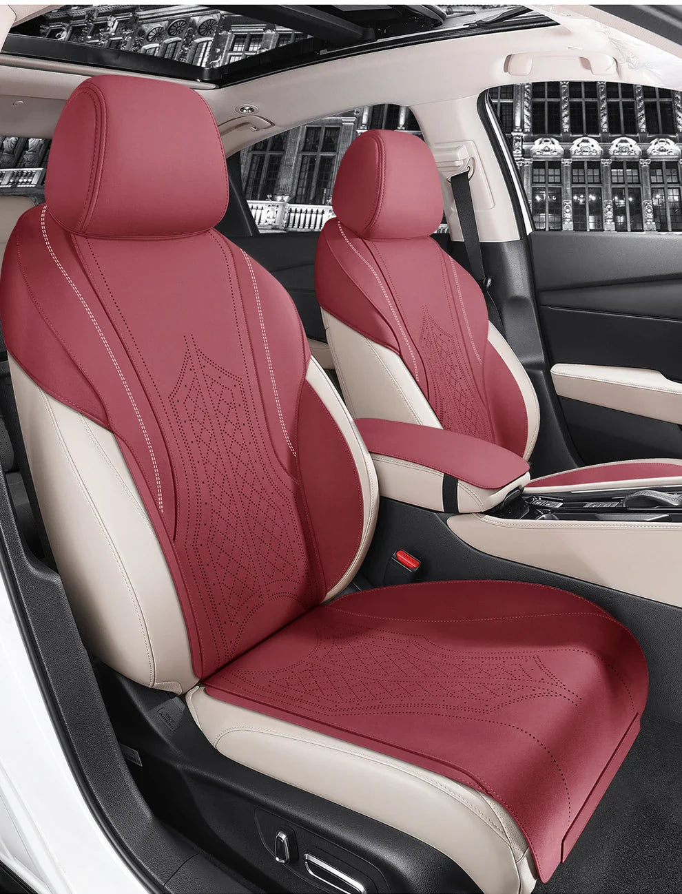 Half-Cover Suede Seat Covers for Honda Accord (2018–2023)