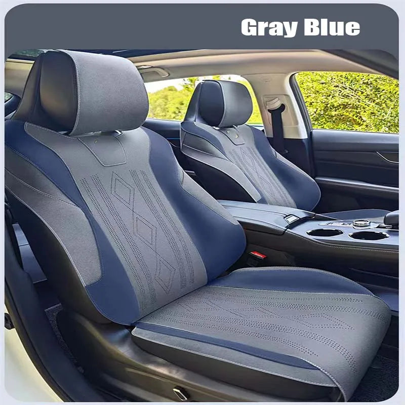 Half-Cover Suede Saddle Seat Cushion Pads for Changan UNI-K (2020-2023)