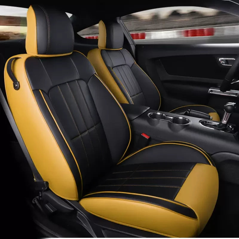 Leather Seat Covers for Ford Mustang Convertible