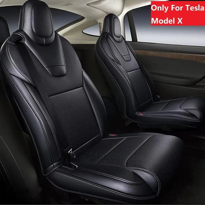 Leather Seat Covers for Tesla Model X – 7-Seater