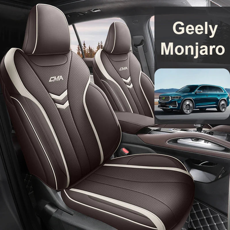 Leather Seat Covers for Geely Monjaro