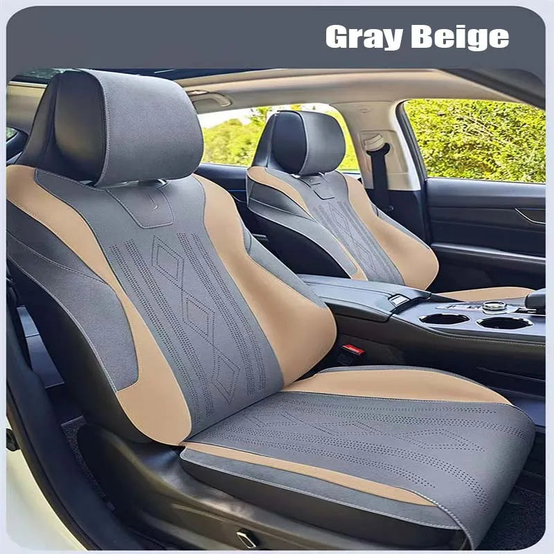 Half-Cover Suede Saddle Seat Cushion Pads for Changan UNI-K (2020-2023)