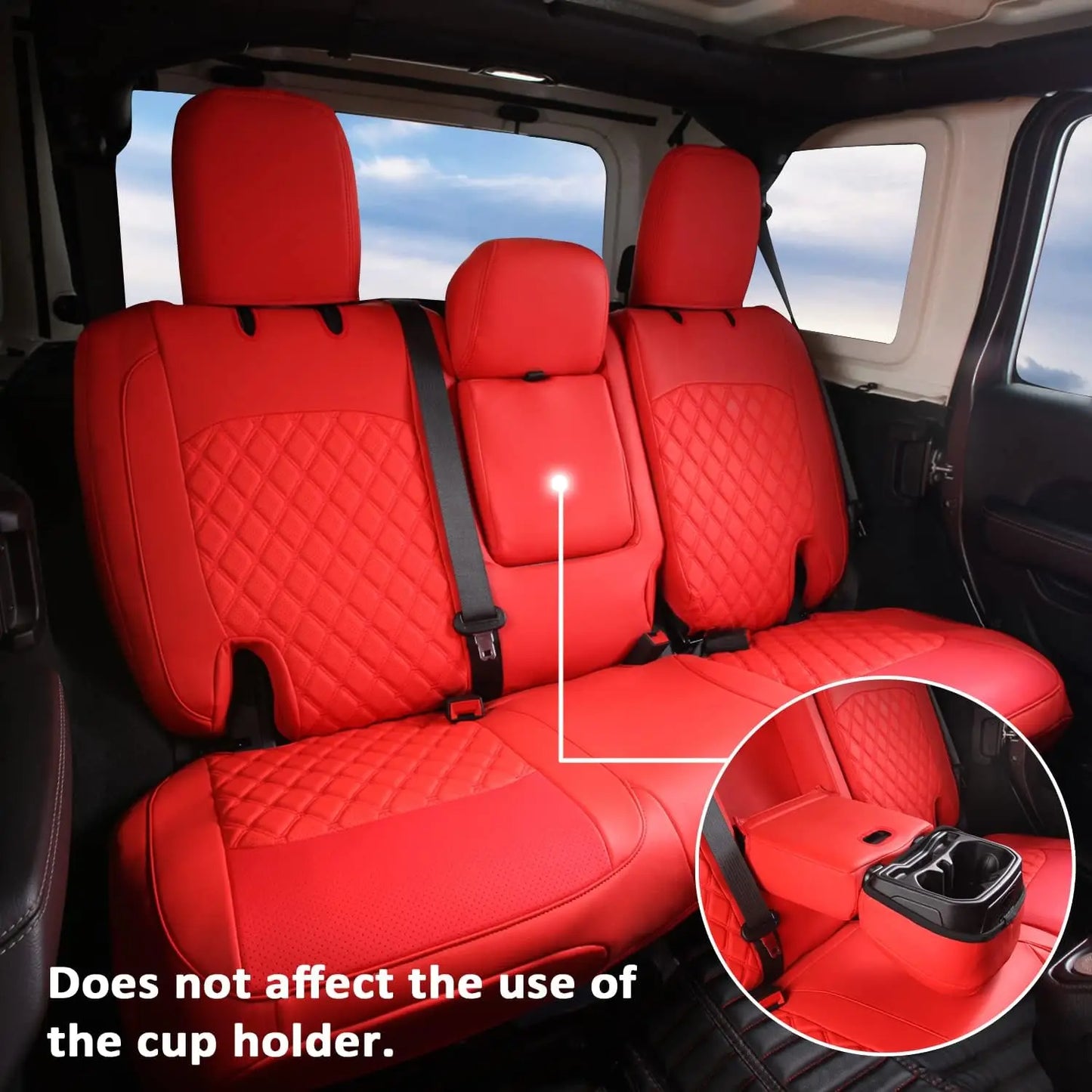 Leather Seat Covers for Jeep Wrangler (2018–2024)