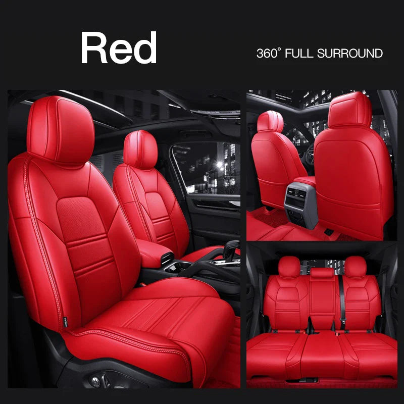 Leather Seat Covers for Porsche Cayenne EV