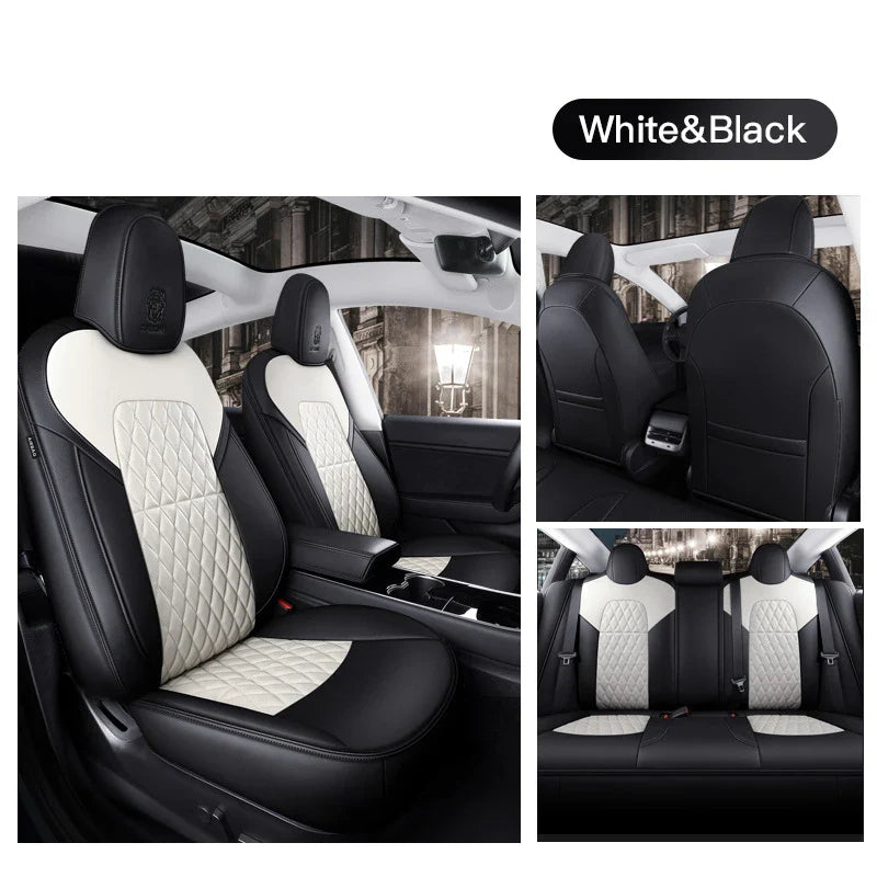 Leather Seat Covers for Tesla Model Y