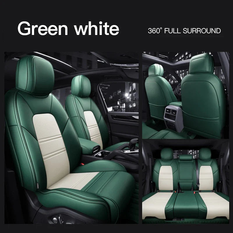 Leather Seat Covers for Porsche Cayenne EV