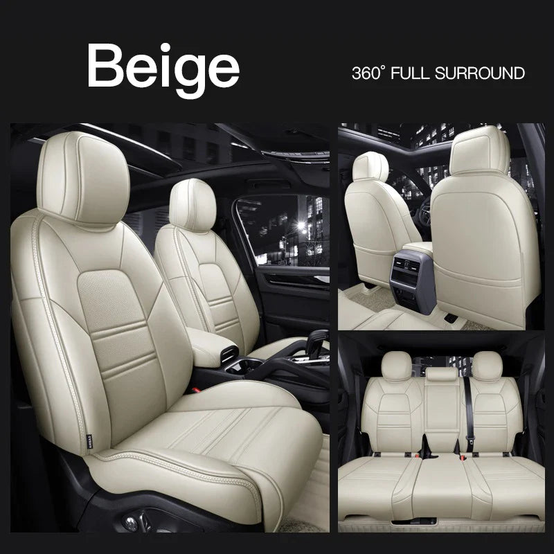 Leather Seat Covers for Porsche Cayenne EV