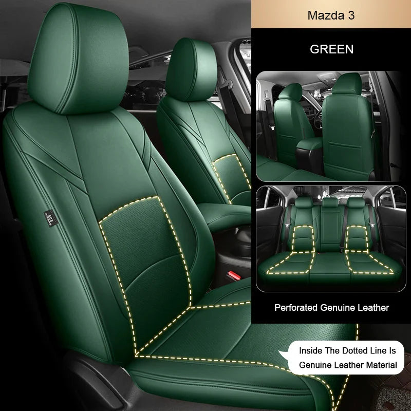 Leather Seat Covers for Mazda 3