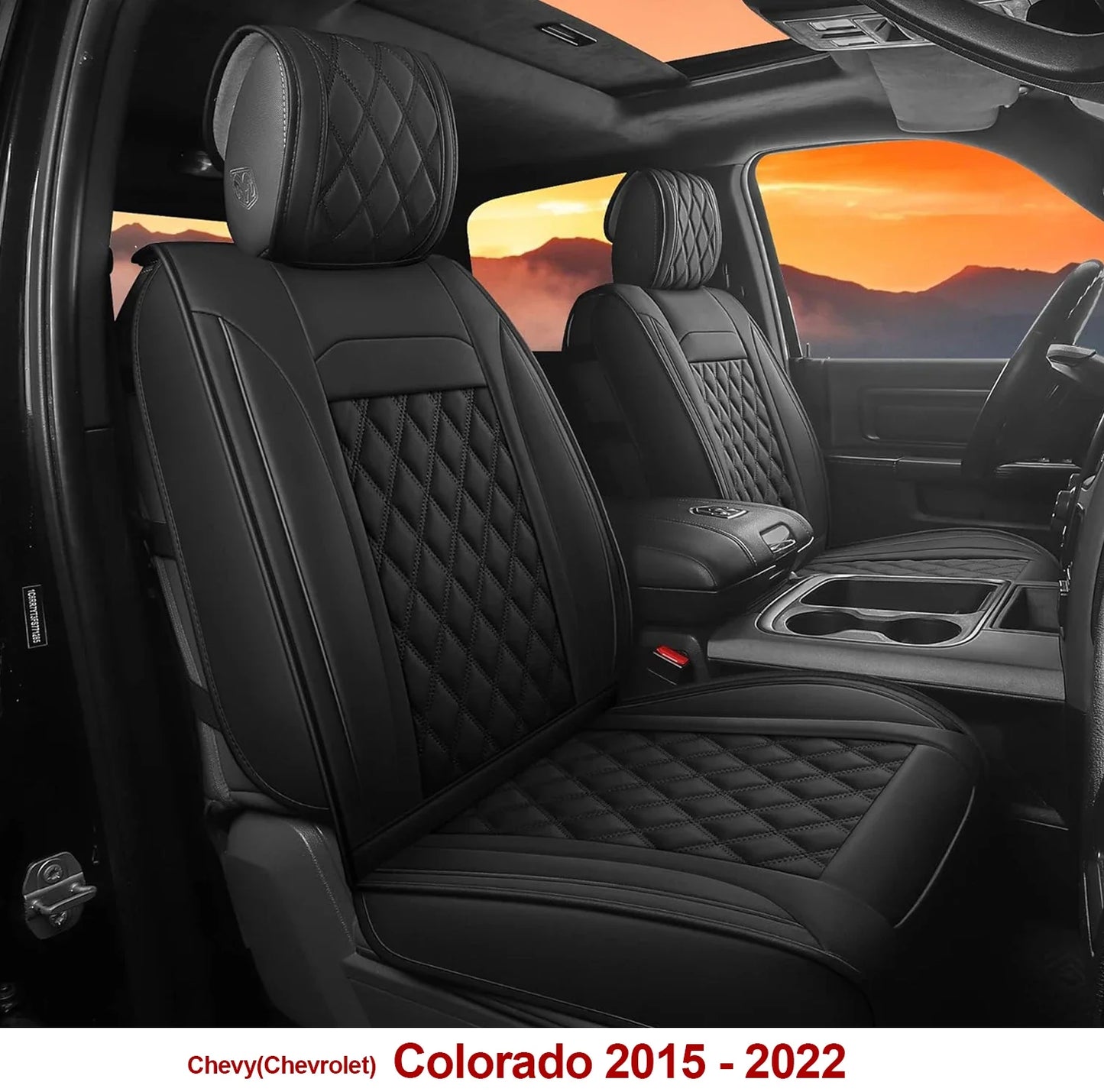 Leather Seat Covers for Chevrolet Colorado (2015–2024)