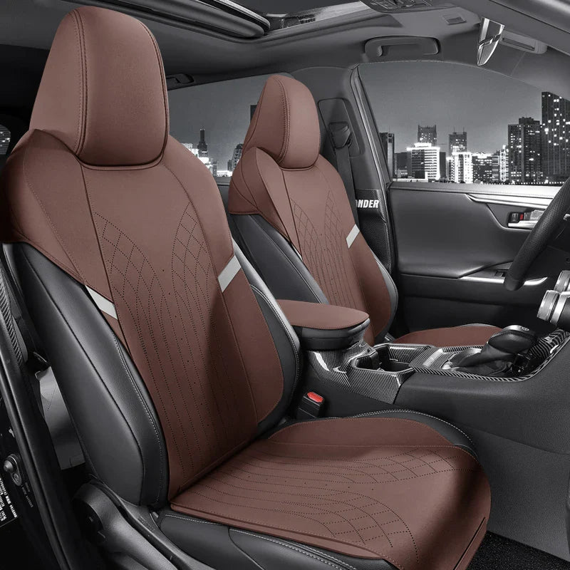 Half-Cover Suede Car Seat Cushion Pads for Toyota RAV4