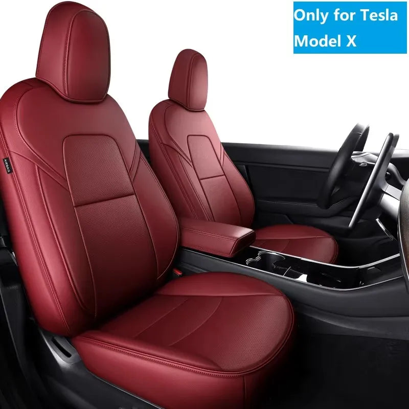 Leather Seat Covers for Tesla Model X – 7-Seater
