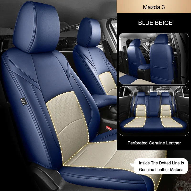 Leather Seat Covers for Mazda 3