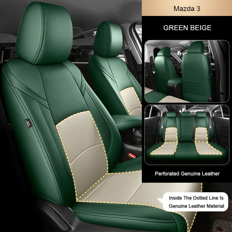 Leather Seat Covers for Mazda 3