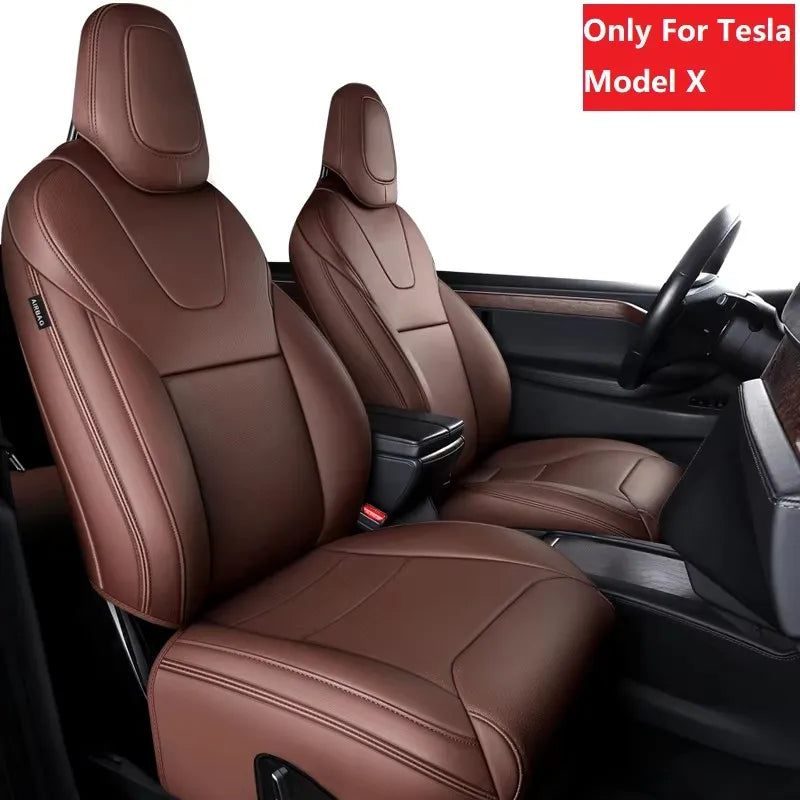 Leather Seat Covers for Tesla Model X – 6 Seater
