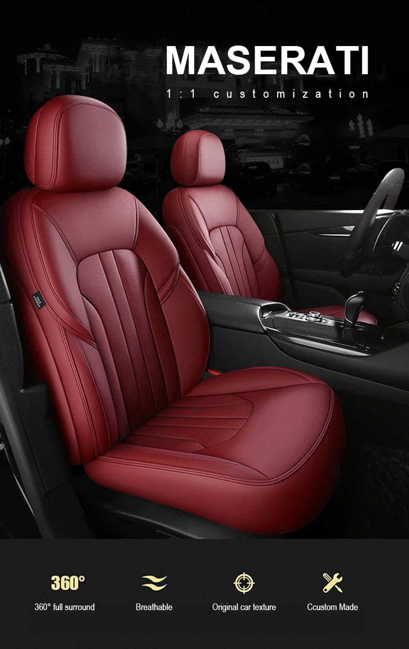 Leather Seat Covers for Maserati Levante