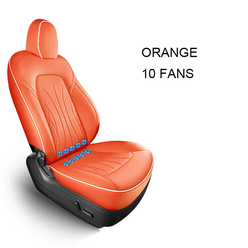 Ventilated Cooling Seat Cushion with 10 Fans for Tesla Model 3 - Full Surround
