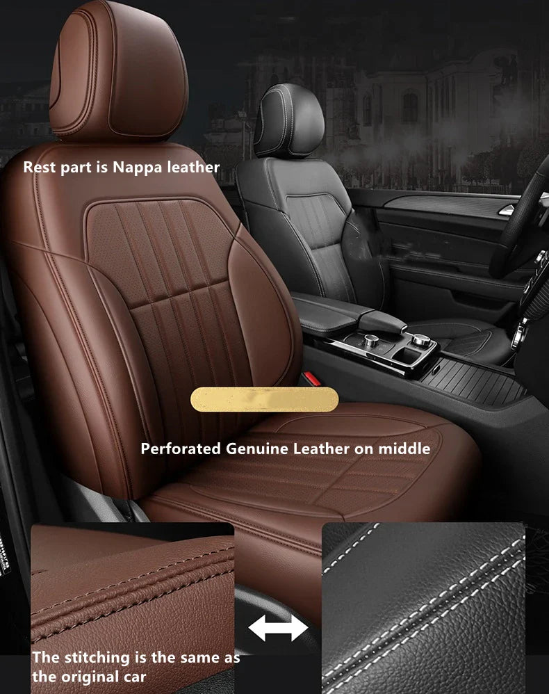 Leather Seat Covers for Mercedes-Benz C-Class W204