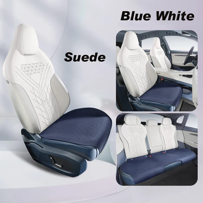 Suede Car Seat Cushion Pads for Zeekr 001 (Half Cover Set)