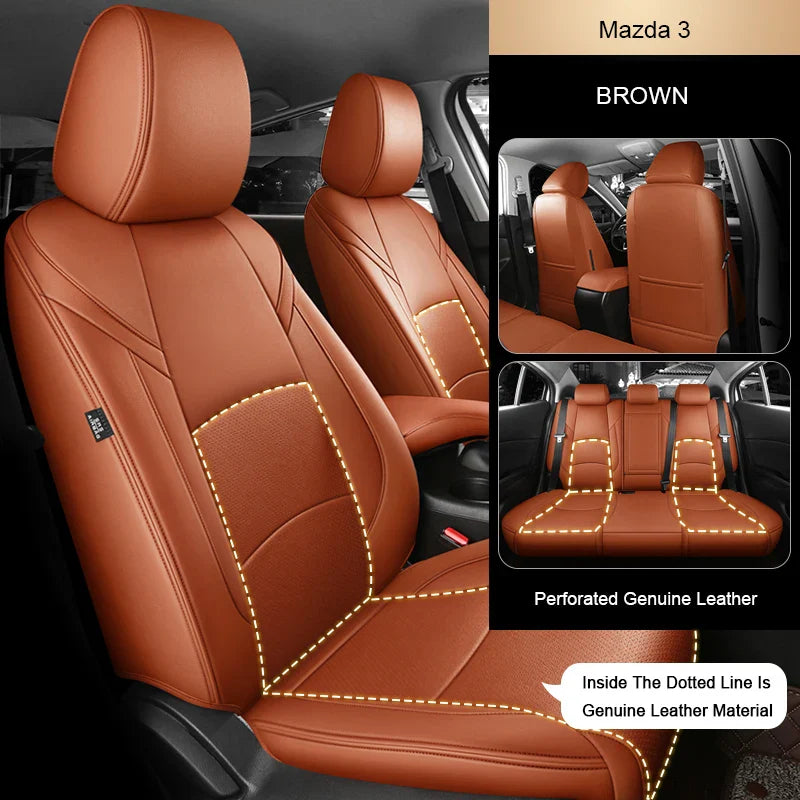 Leather Seat Covers for Mazda 3