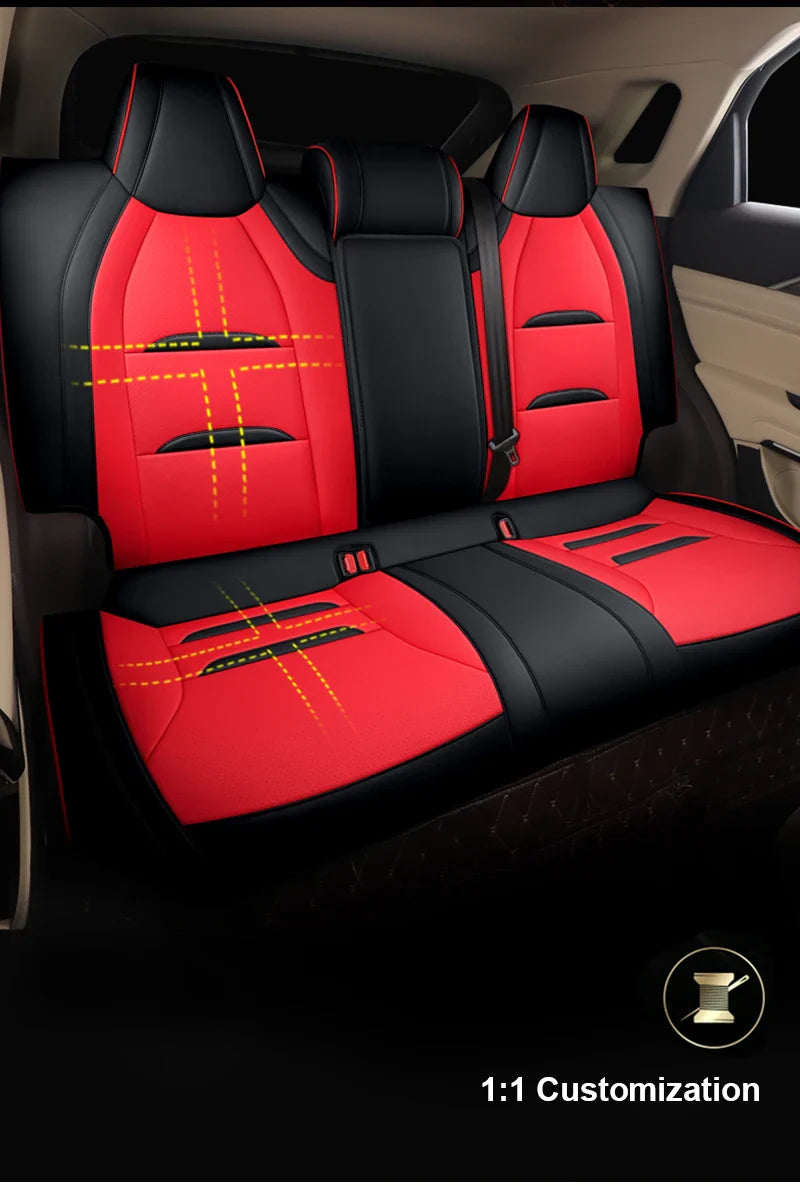 Leather Seat Covers for FAW Bestune T77 Pro (2019–2023)
