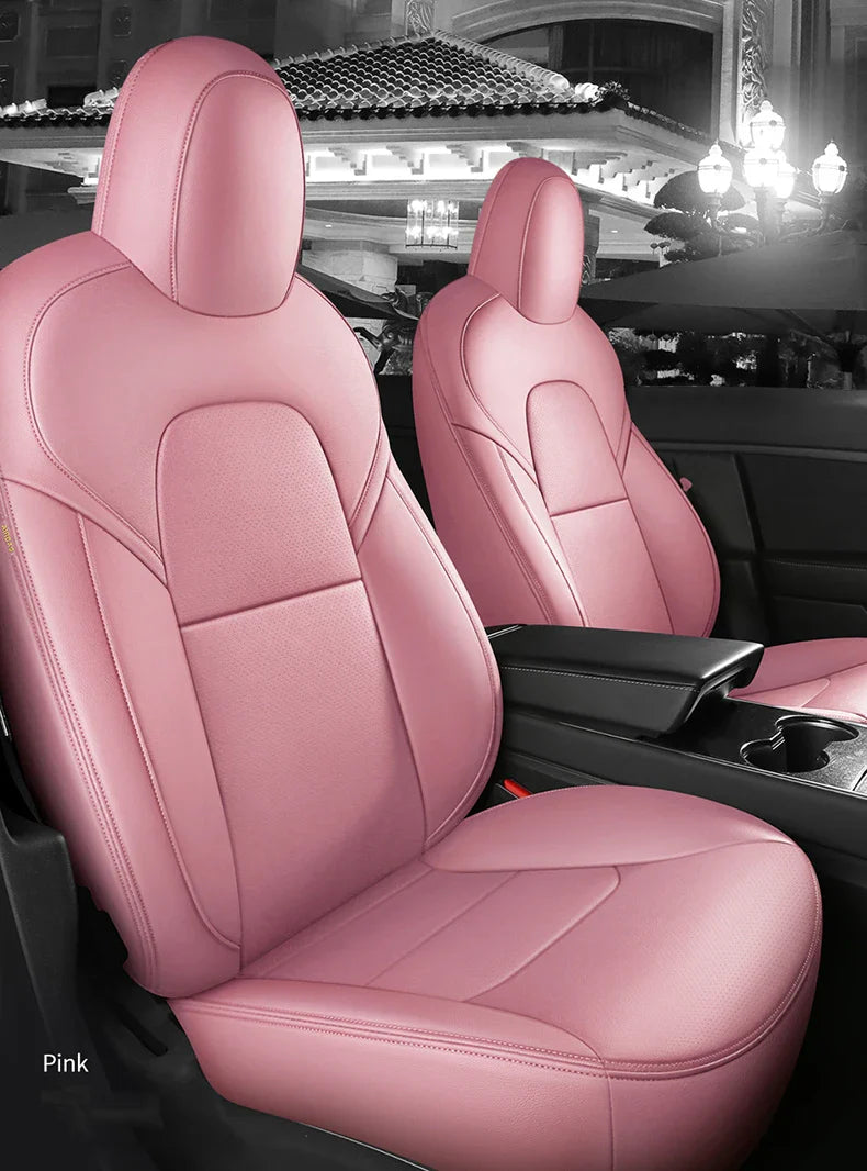 Leather Seat Covers for Tesla Model 3