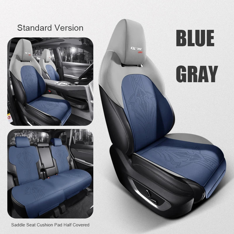 Half-Cover Suede Seat Covers for Changan CS75 PLUS SUV