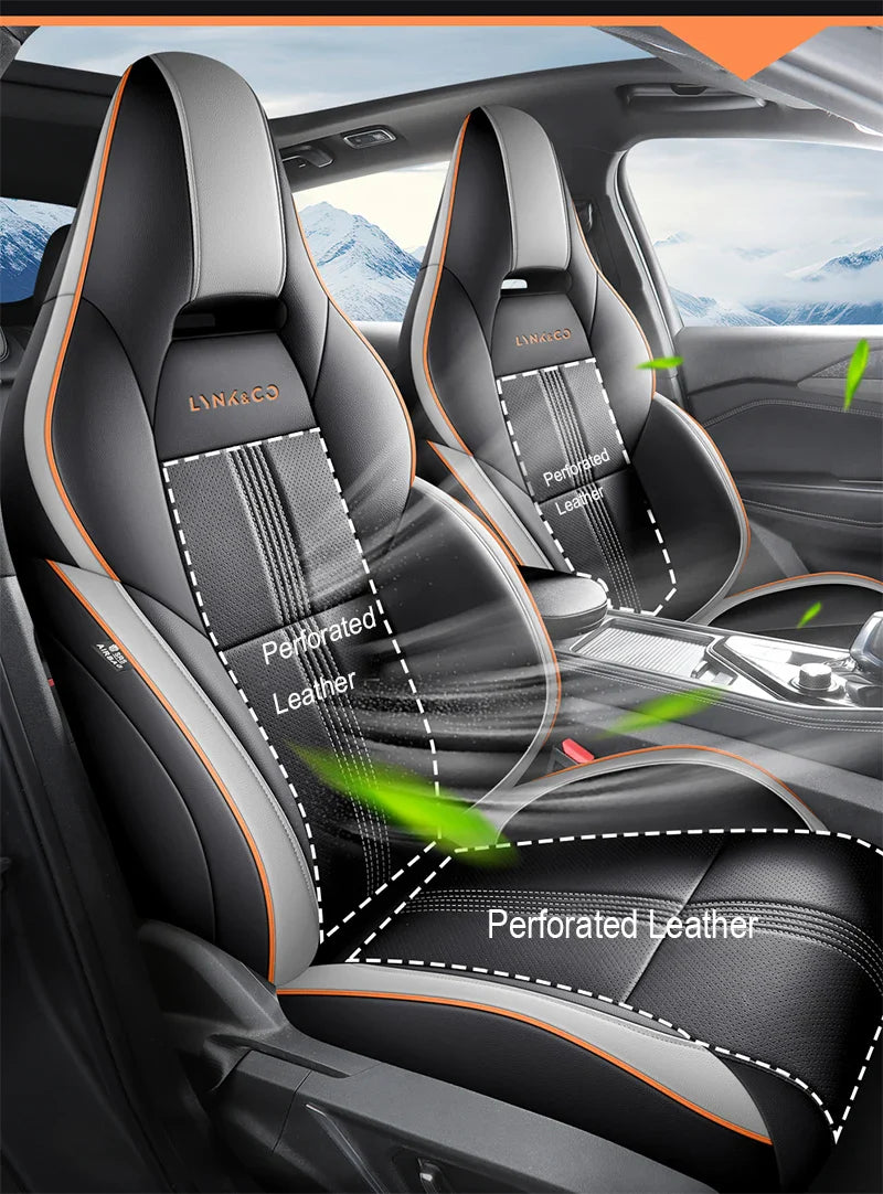 Leather Seat Covers for Lynk & Co 01 EV (2021–2024)