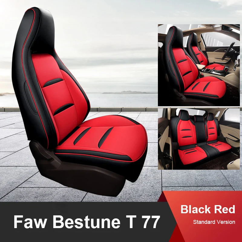 Leather Seat Covers for FAW Bestune T77 Pro (2019–2023)