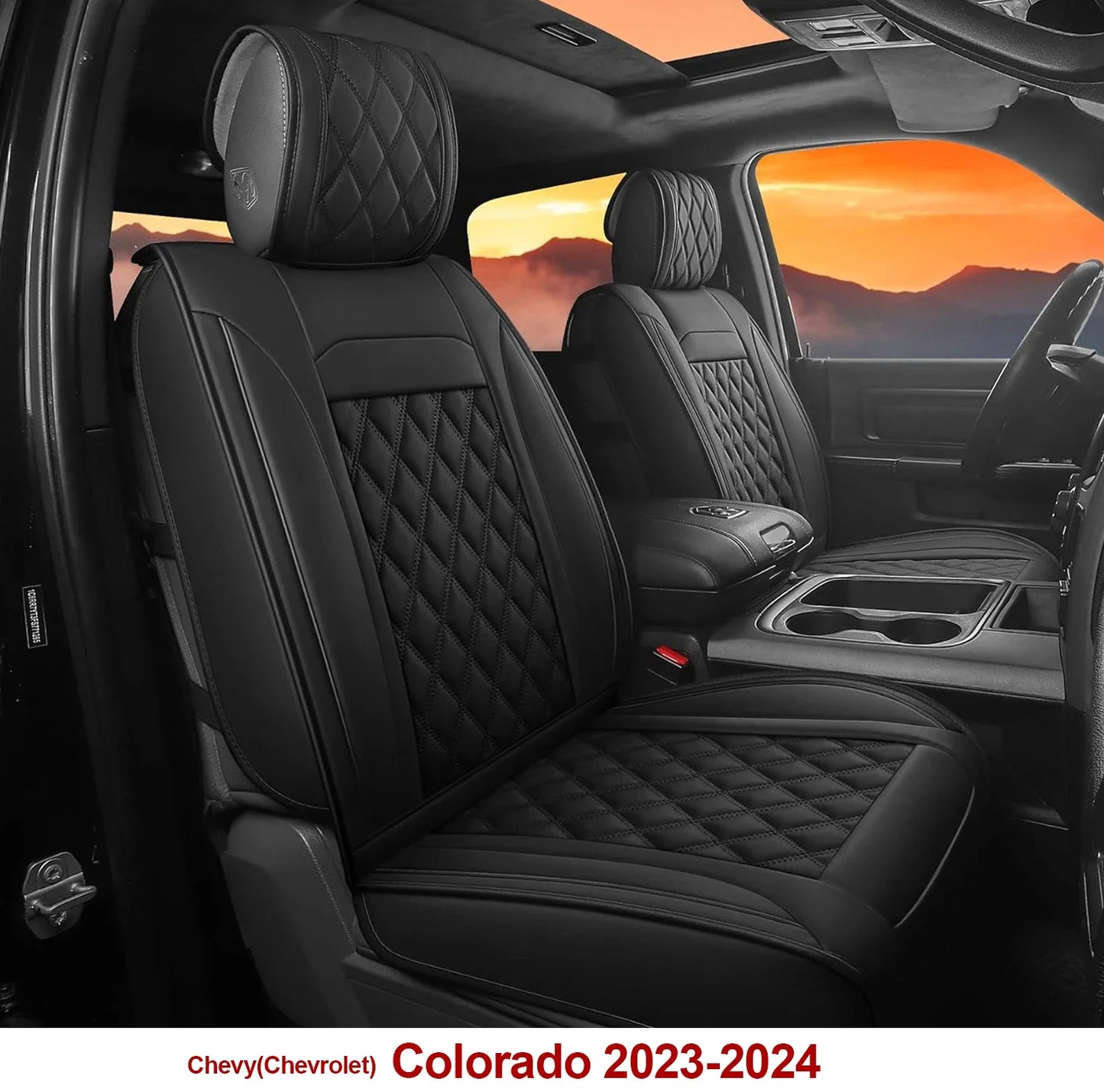 Leather Seat Covers for Chevrolet Colorado (2015–2024)