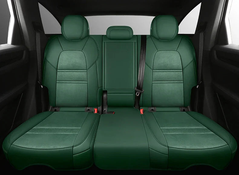 Suede Leather Seat Covers for Audi Q7 (7‑Seater)