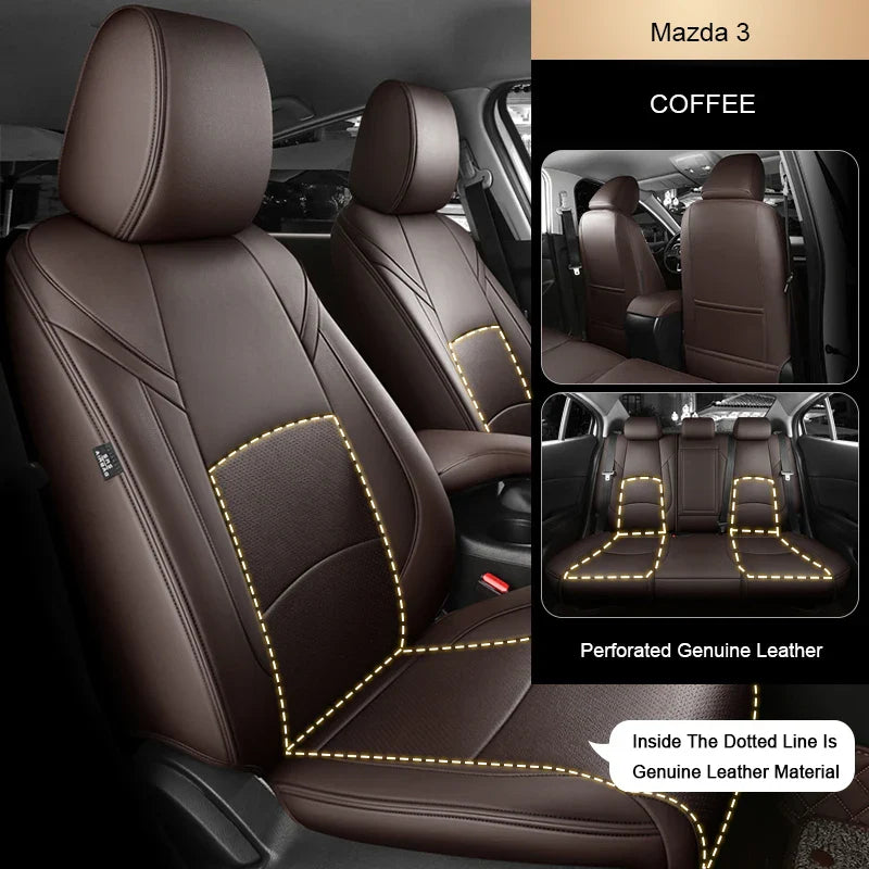 Leather Seat Covers for Mazda 3