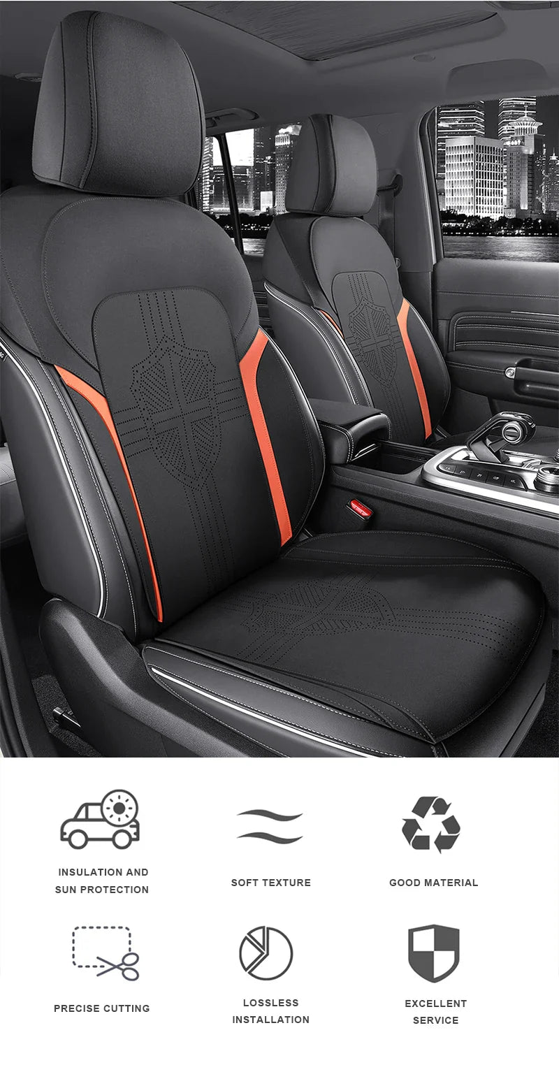 Half‑Cover Suede Car Seat Cushion Pads for Tank 300