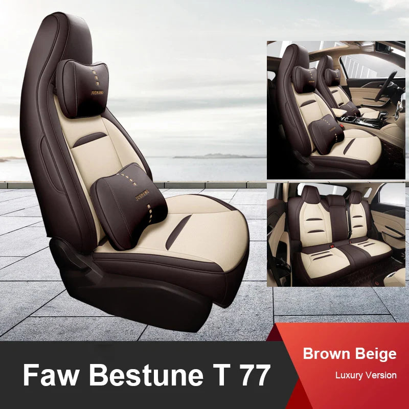 Leather Seat Covers for FAW Bestune T77 Pro (2019–2023)