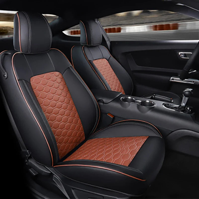 Leather Seat Covers for Ford Mustang Convertible